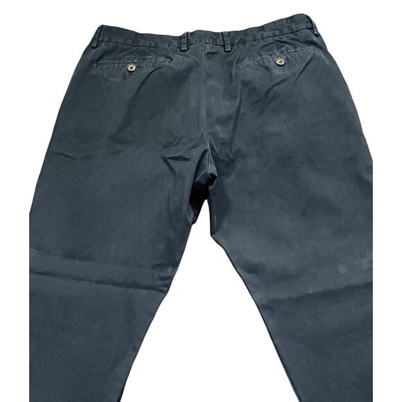 J. Crew Bowery Classic Fit Mens Flat Front Chinos 34x30 Navy - Picture 13 of 13